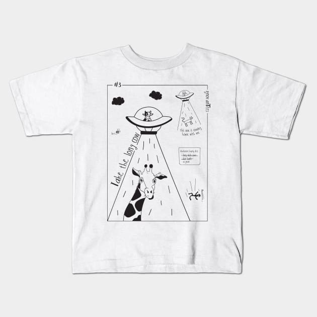 Evolutionary shopping list Kids T-Shirt by IGNORANTEES